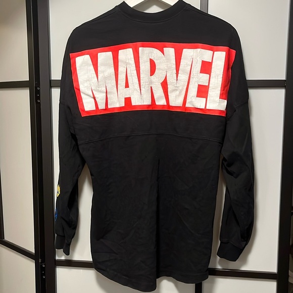 Disney Marvel Avengers Spirit Jersey Black Unisex Size Medium - Picture 1 of 8